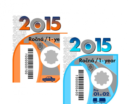 NDS začala predávať diaľničné nálepky na rok 2015