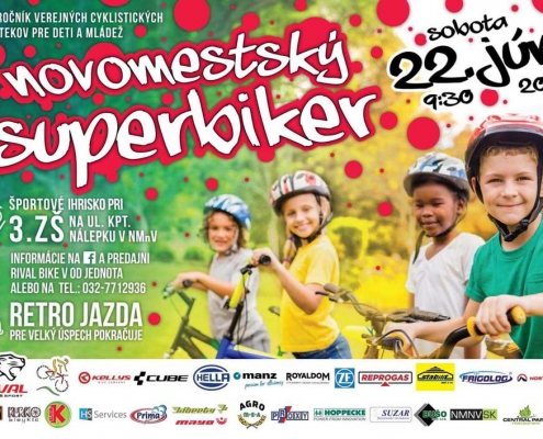 Novomestský superbiker 2019 plagát