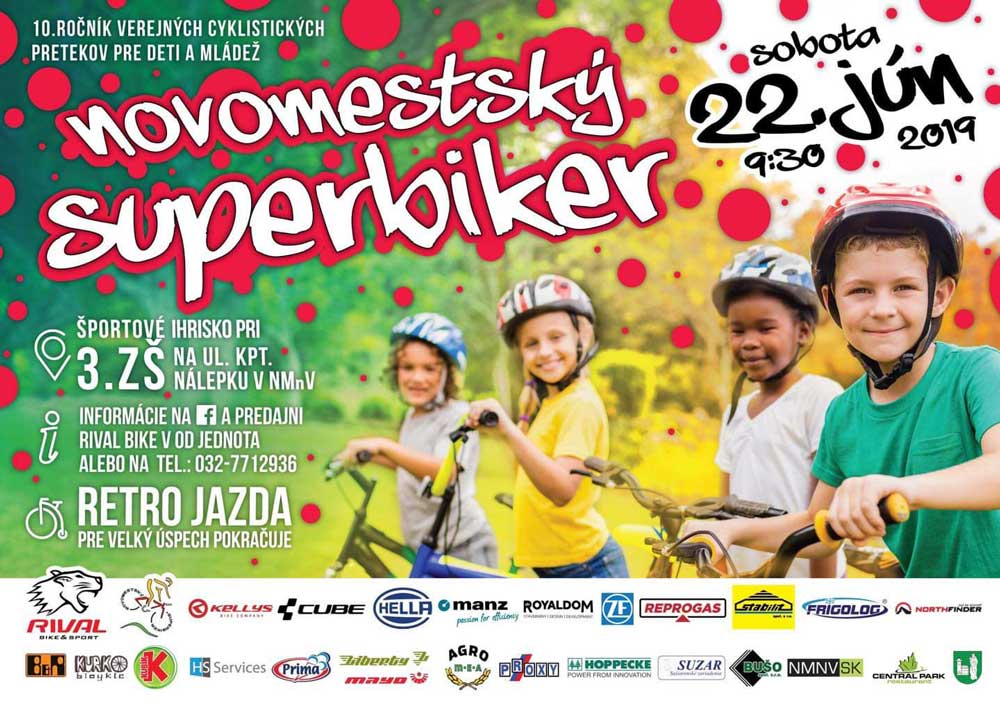 Novomestský superbiker 2019 plagát